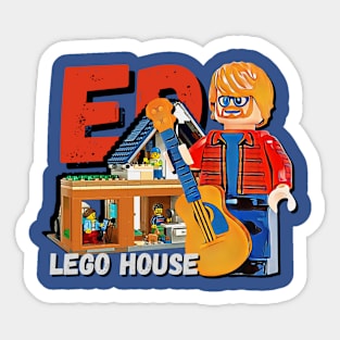 Ed Sheeran Lego House Sticker